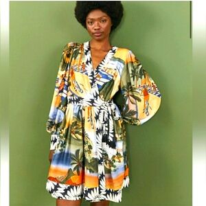 NWT! Farm Rio Carioca Mini Dress Size Large